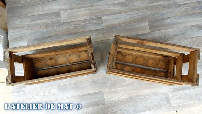 Ancienne caisses a vin