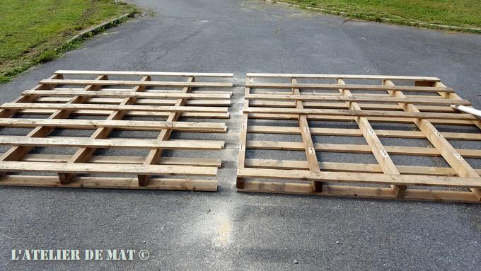 palette géante coupée