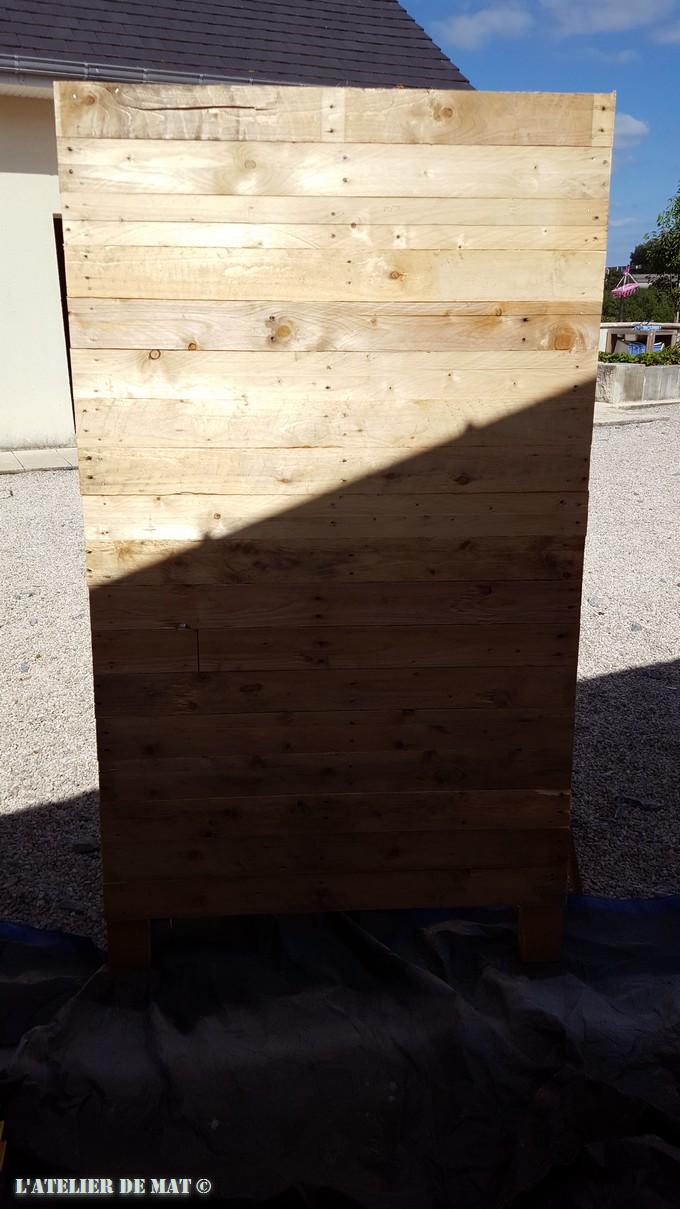 mur en palettes