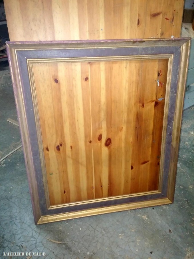 vieux cadre a recycler-old frame to recycle