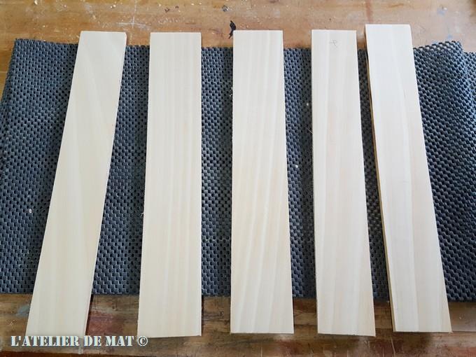 Etageres en tilleul - Shelves in basswood by l'Atelier de Mat