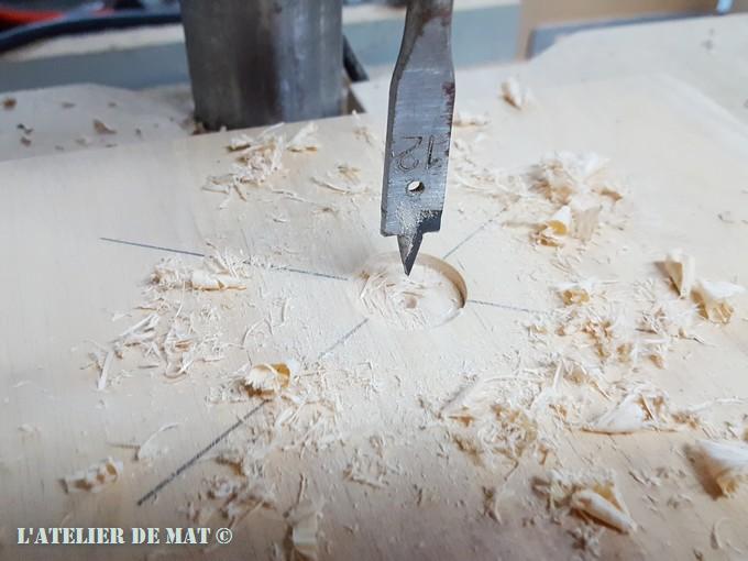 Meche plate - Spade bit