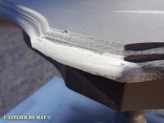 Réparation mdf abimé - Repair on worn mdf