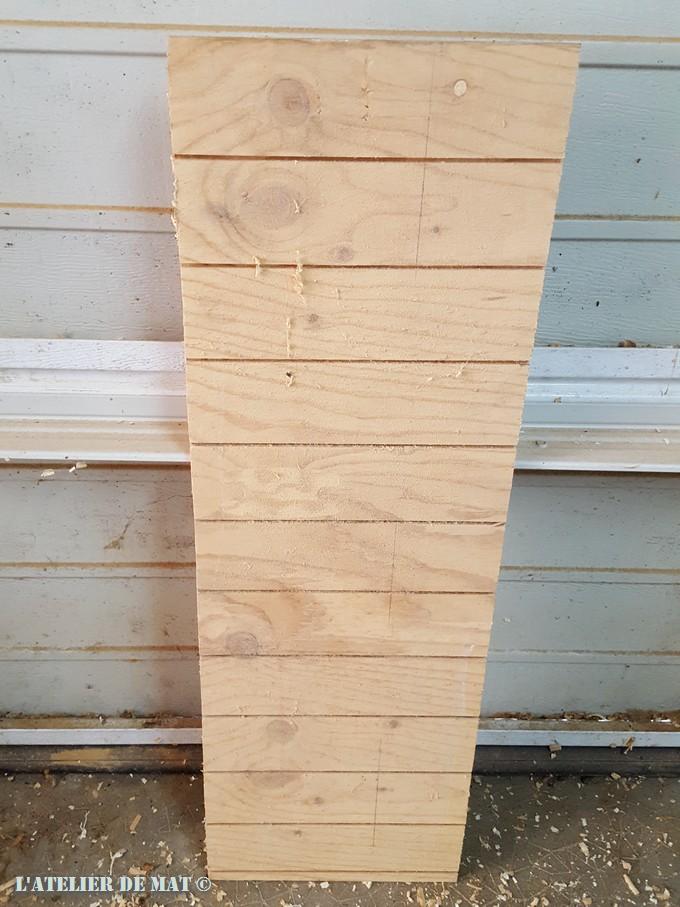 Contreplaqué rainuré - Grooved plywood