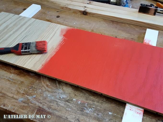 Panneau rouge - Red panel