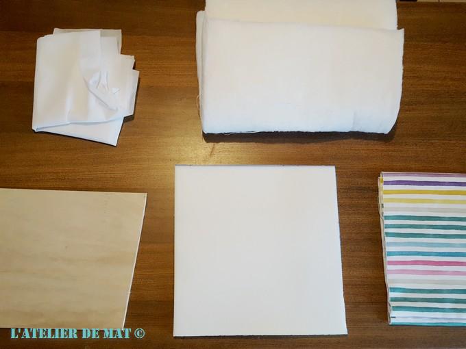 Garnissage d'une chaise - Chair recover