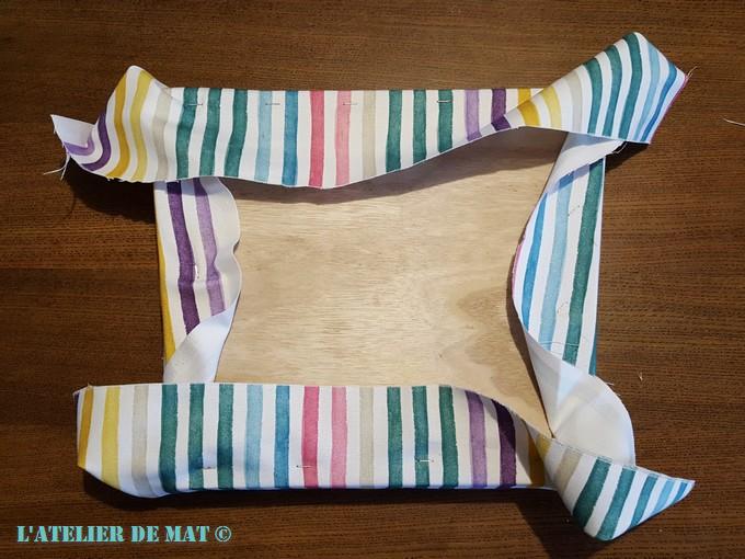 Garnissage d'une chaise - Chair recover