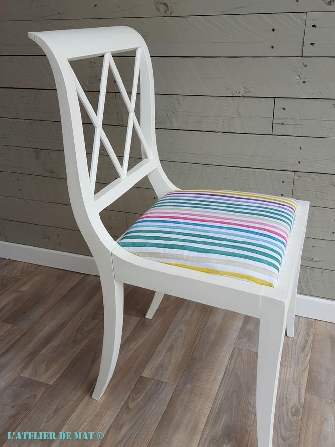 Relooking d'une chaise ancienne - Old chair makeover