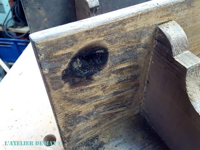 Brulure etagere Brulure etagere