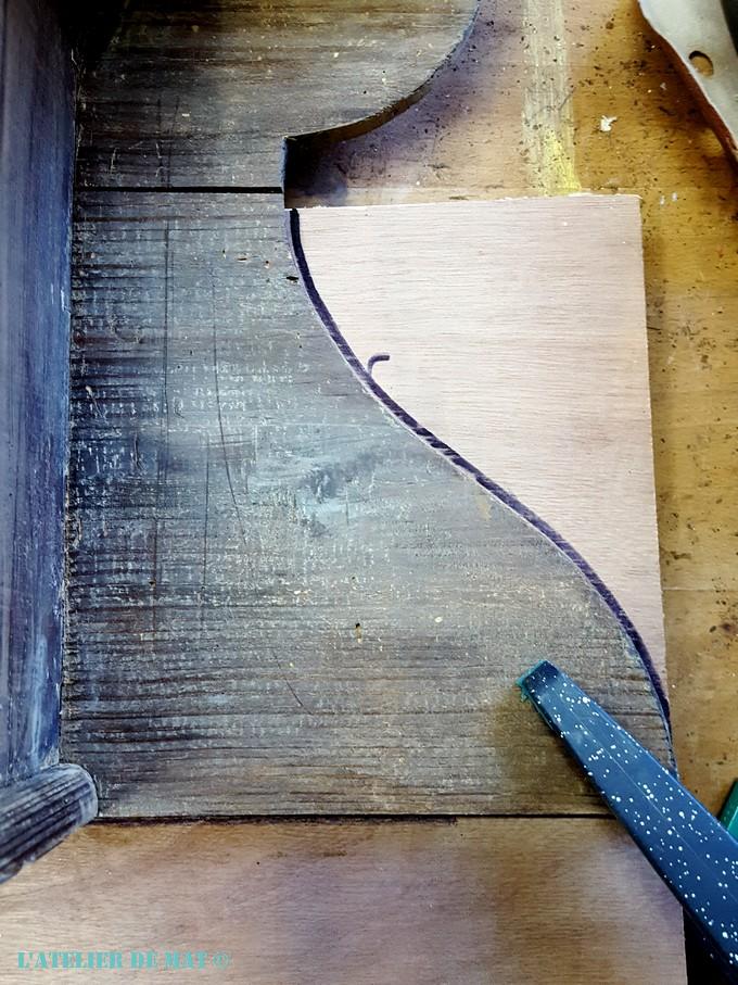 Reproduction courbe étagere Reproduction courbe étagere