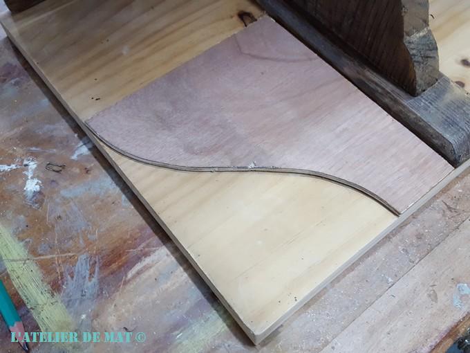 Reproduction courbe étagere Reproduction courbe étagere