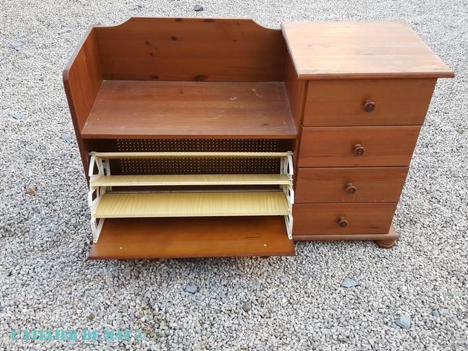 Meuble chaussures récupéré Meuble chaussures récupéré