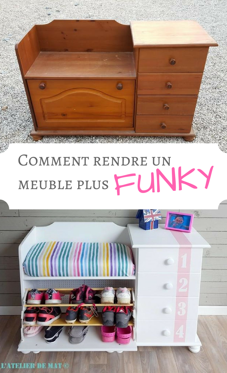 Rendre un meuble plus FUNKY Rendre un meuble plus FUNKY