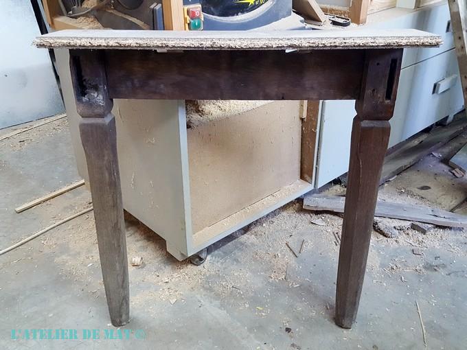 pieds de table rustique