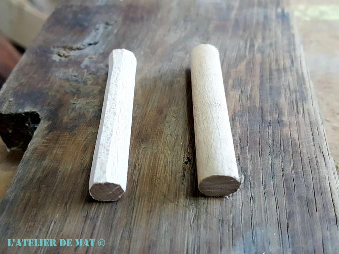 cheville maison en hetre