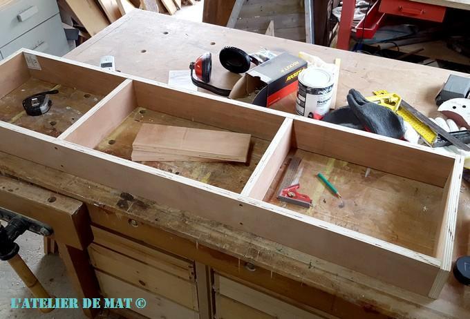 Base de banc en contreplaqué