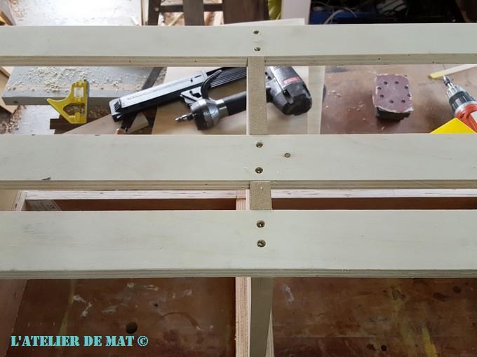 Base de banc en contreplaqué et MDF