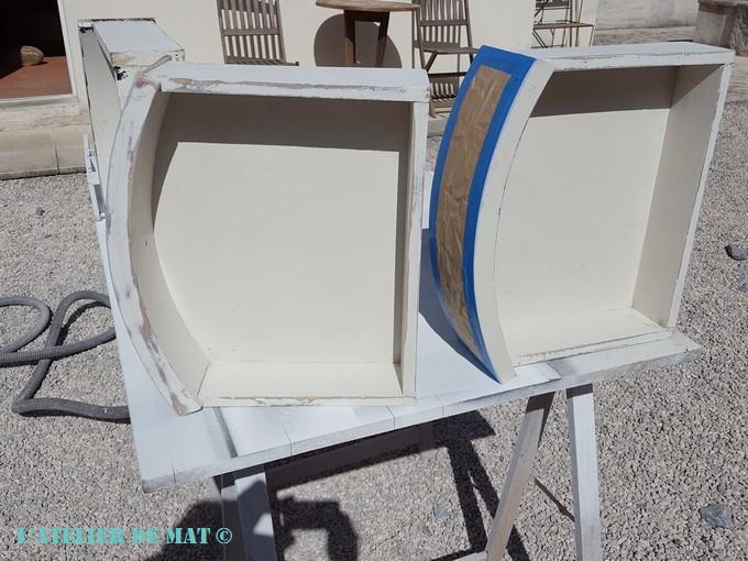 Masquage tiroir avant peinture