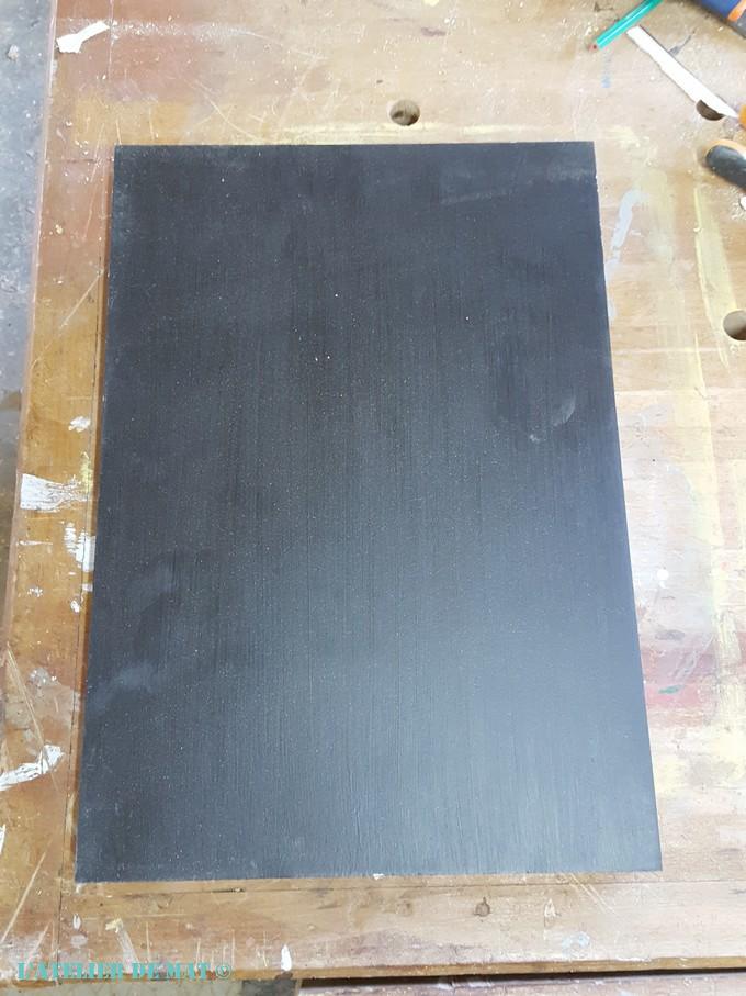 peinture tableau noir