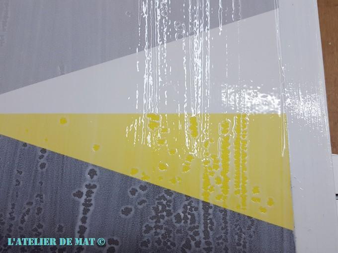 mod podge et papier peint