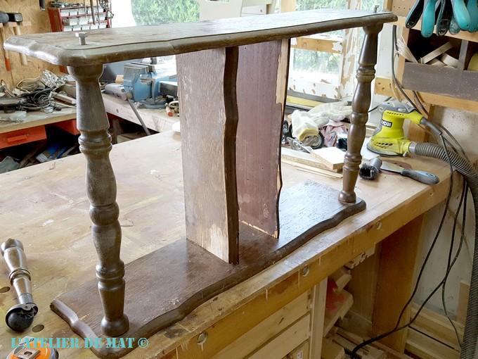 Assemblage a sec étagère