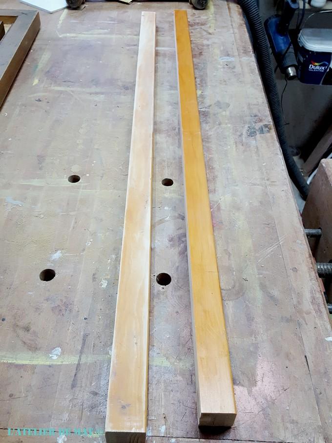 Traverses en chutes de volets