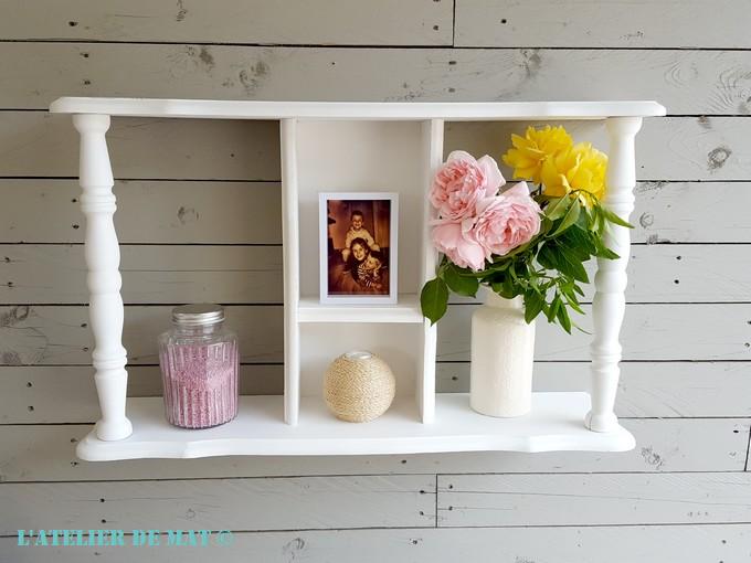 Desserte transformée en étagère-1