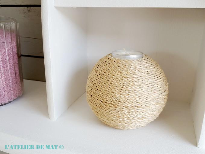 Desserte transformée en étagère-3