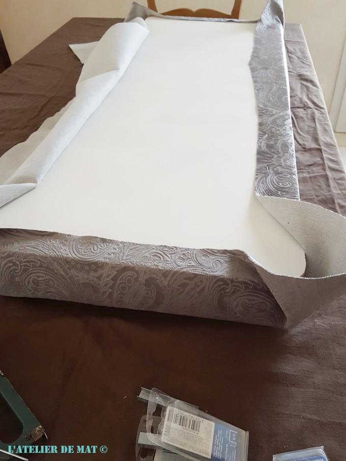 Garnissage de l'assise