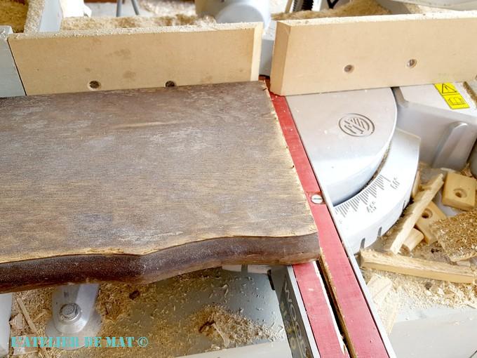 Montant après découpe