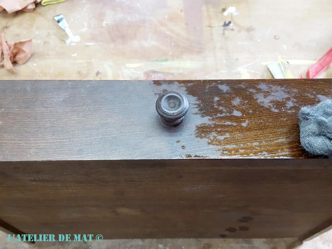 Décirage facade tiroir