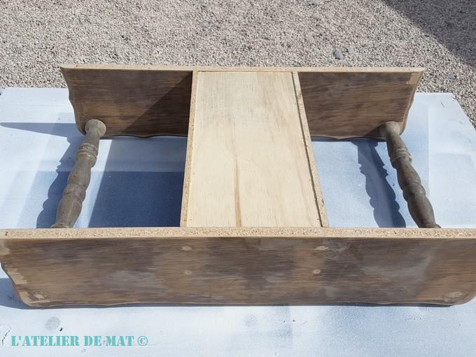 Phase de peinture étagère