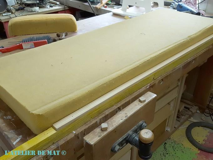 Préparation découpe mousse