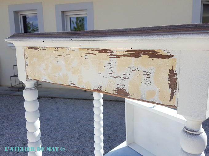 Enduit des trous de vers 