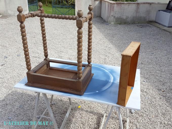 Peinture table Louis XIII