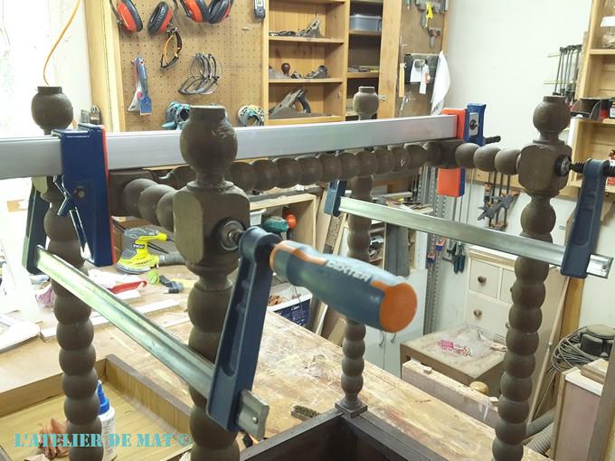 Pieds de table a recoller 