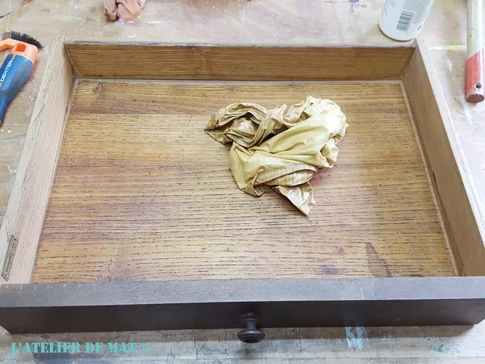 Tiroir et vinyl enlevé