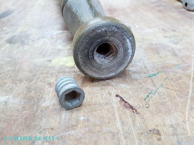 écrou prisonnier démonté