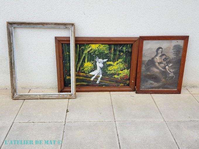 Lot de cadres a relooker Lot de cadres a relooker