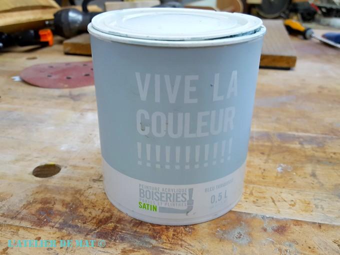 Peinture bleue Vive la couleur Peinture bleue Vive la couleur