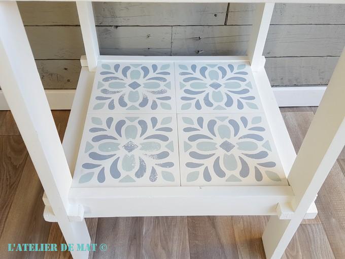 Faux carreaux de ciment en bois Faux carreaux de ciment en bois