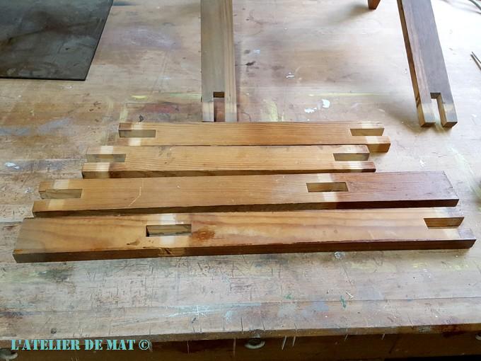 table pin avant ponçage table pin avant ponçage