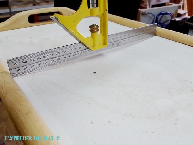 Plateau en pin concave Plateau en pin concave