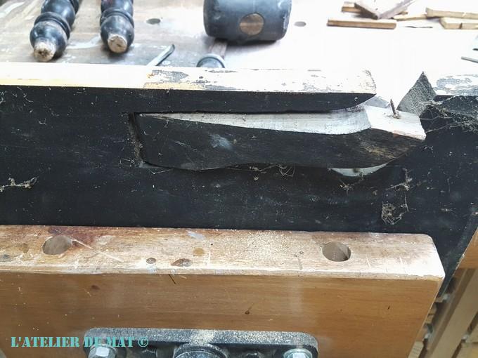 Support de rabat table ancienne