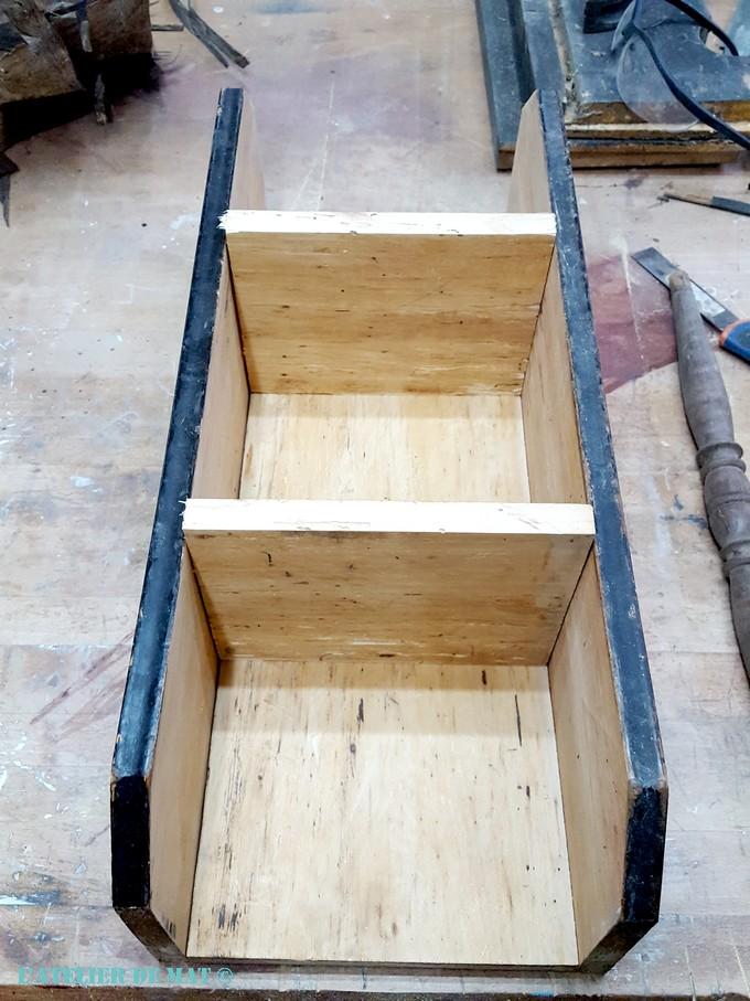 Assemblage a blanc d'une caisse