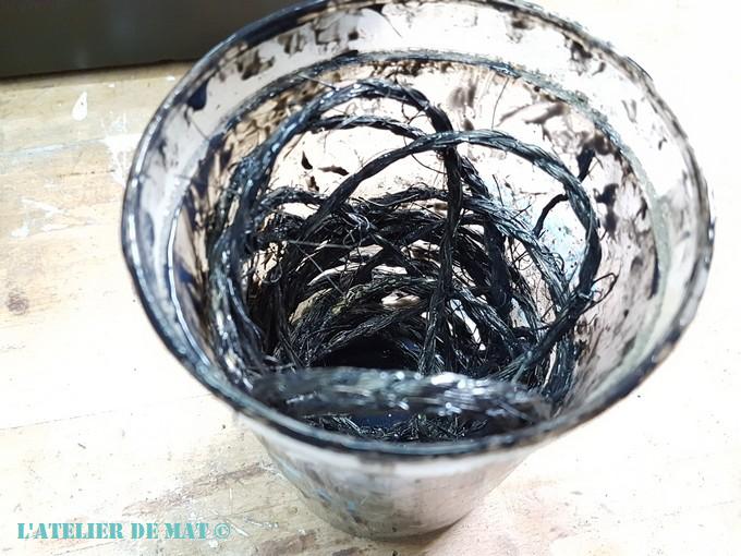 Peindre de la ficelle