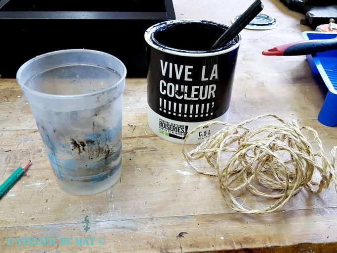 Peindre de la ficelle