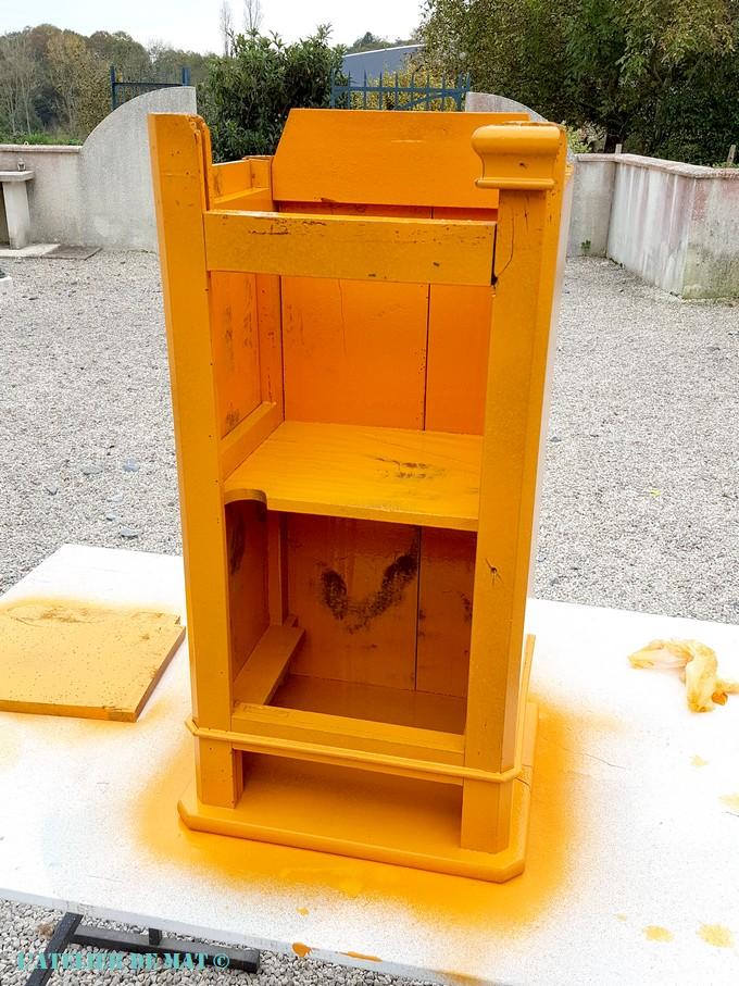 Réalisation d'un meuble Halloween