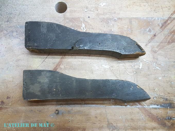 Support de rabat table ancienne