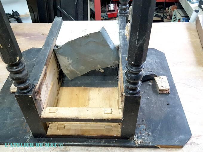 Démontage table a rabats